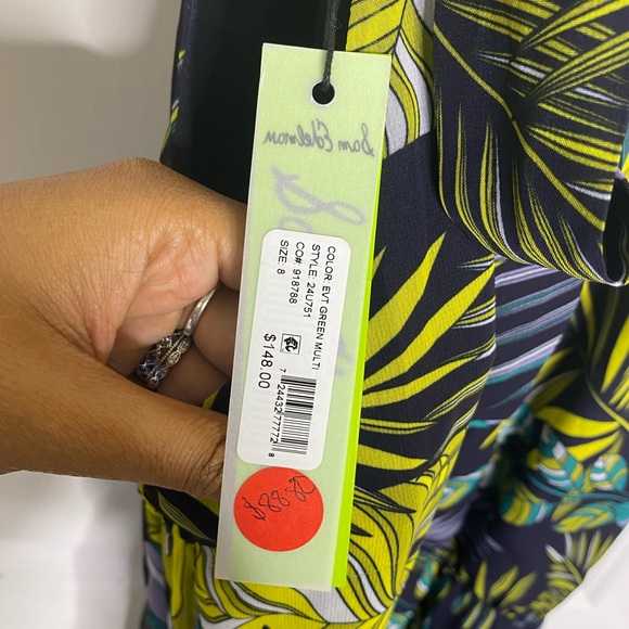 SAM EDELMAN Halter Smocked Mid Dress NEW/Neverworn - Picture 5 of 10